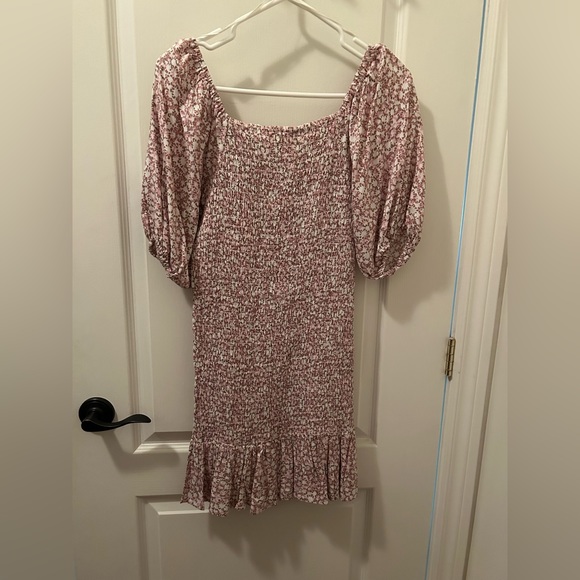 ✨NWT | Japna | Floral balloon sleeves ruffled milkmaid dress - Picture 6 of 7